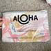 Aloha Collection Pink and yellow fronds mid bag