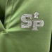 PICONE Olive Green V-Neck Polo Shirt, Size L