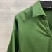 PICONE Olive Green V-Neck Polo Shirt, Size L