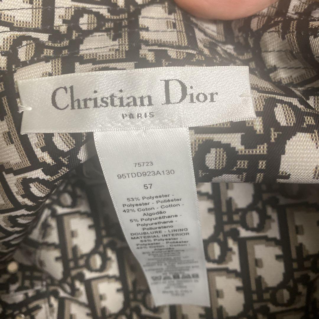 Dior Bucket Hat, Size 57, Black, DIOR Hats
