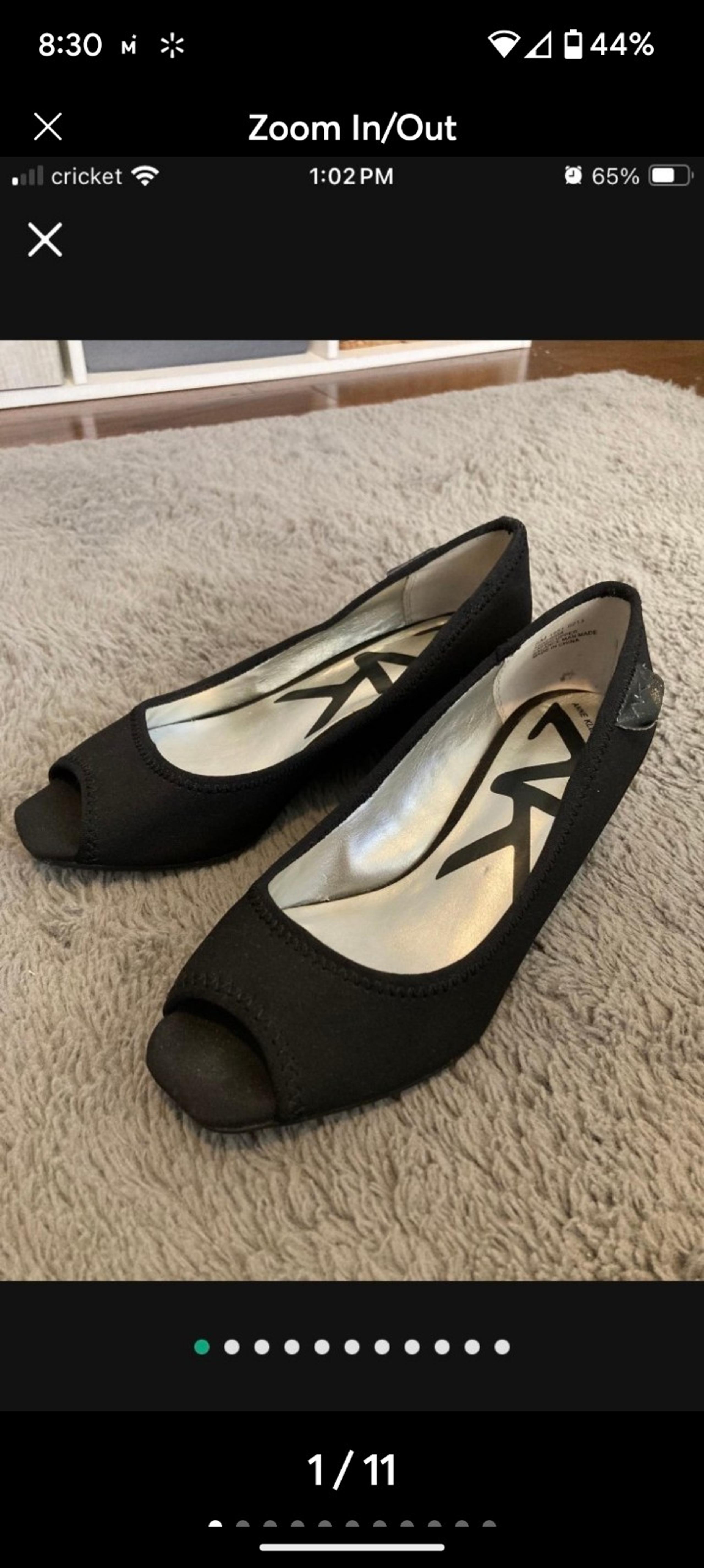 Black 1 1/2 in wedge heels - Anne Klein Sport