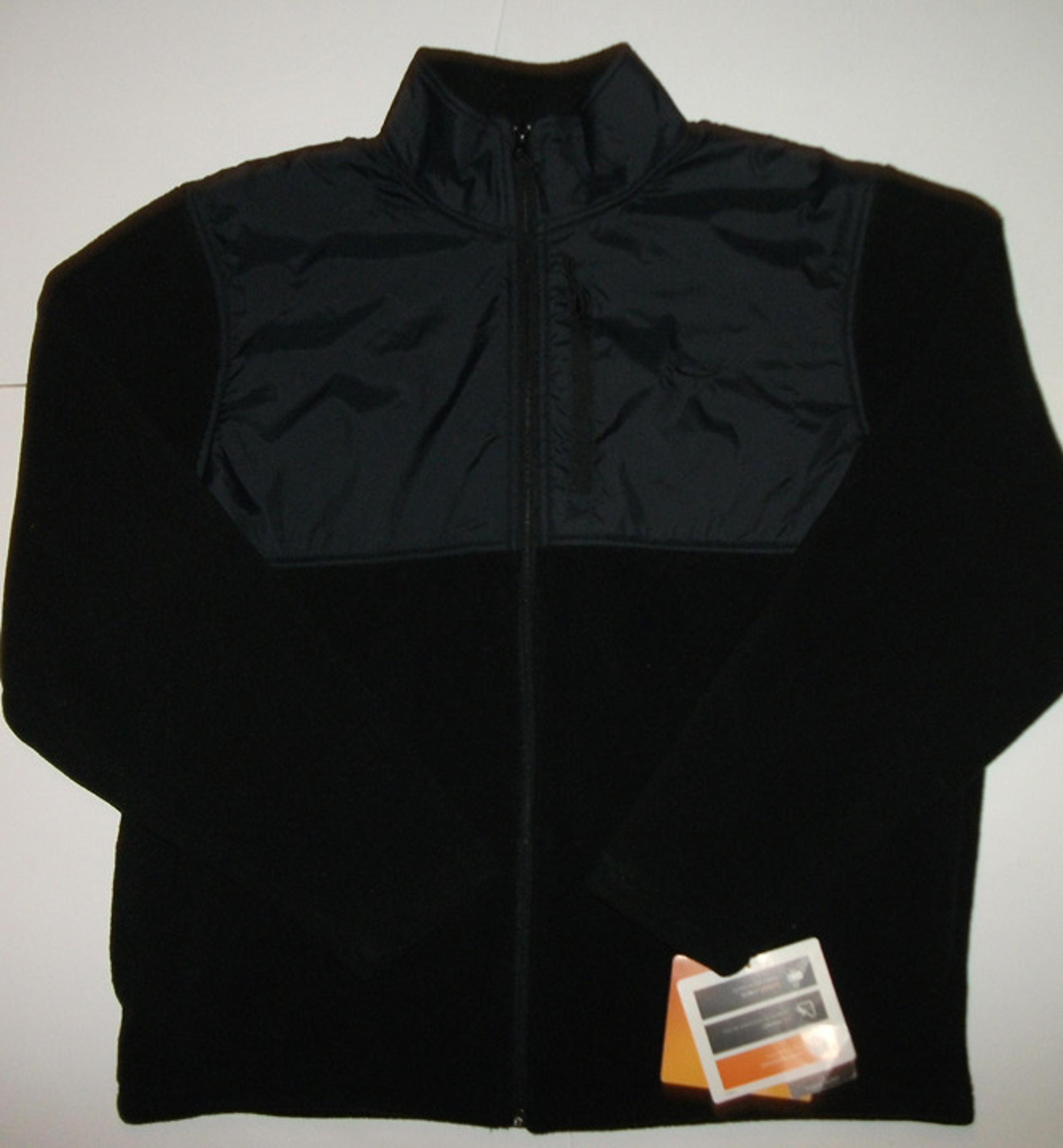 New Mens Champion Black Fleece Full Zip Jacket Size Large