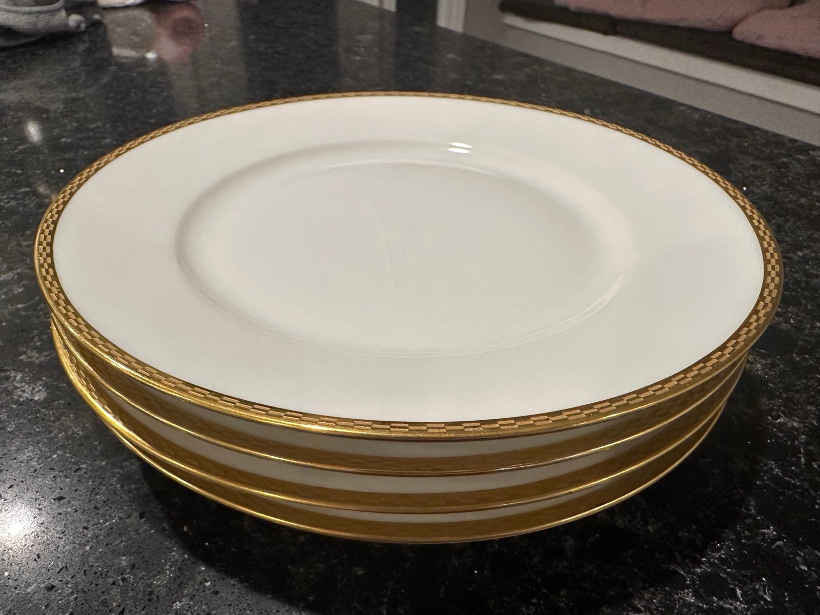 Theodore Haviland Limoge China France 4 Piece Plate Set 8 3/4 Inches
