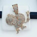 925 Sterling Silver Cubic Zirconia Pendant, UU1P6A6010