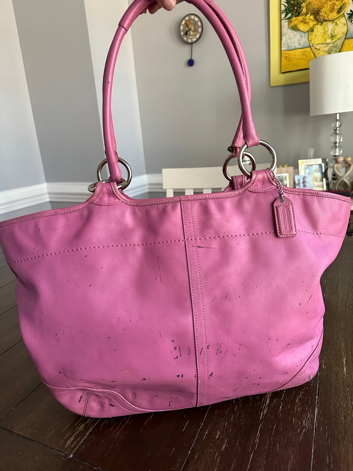 Vintage Coach Leather tote bag