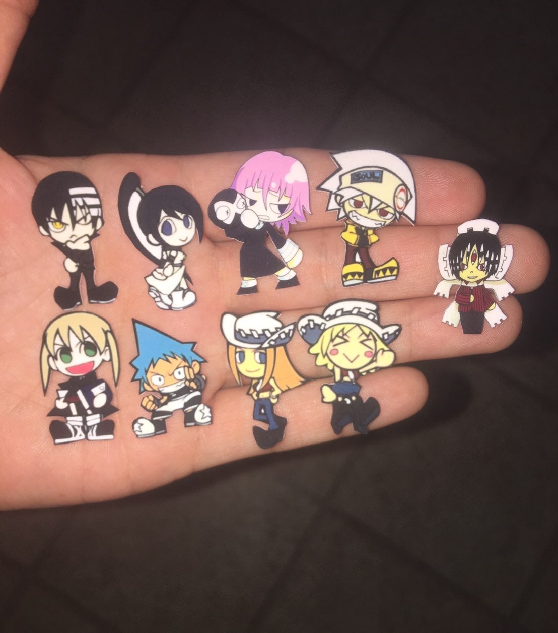 8 Soul Eater Croc Charms