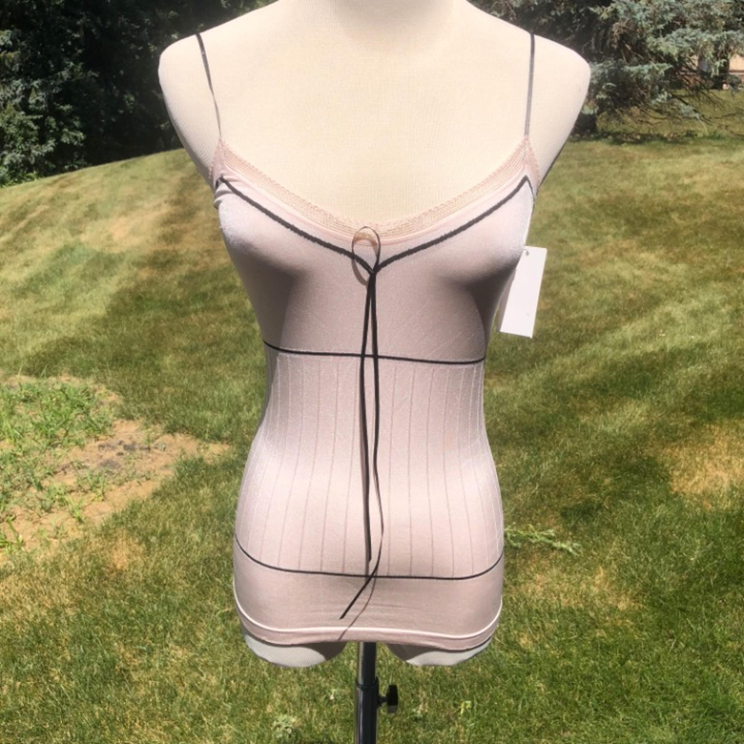 NWT Nicole Miller Champagne Cami Large