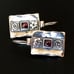 VERY RARE Silpada Sterling & Garnet Earrings