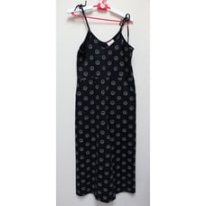Lazy Oaf Black Happy Sad Smiley Frown Face Romper Jumpsuit Size Small
