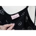 Lazy Oaf Black Happy Sad Smiley Frown Face Romper Jumpsuit Size Small