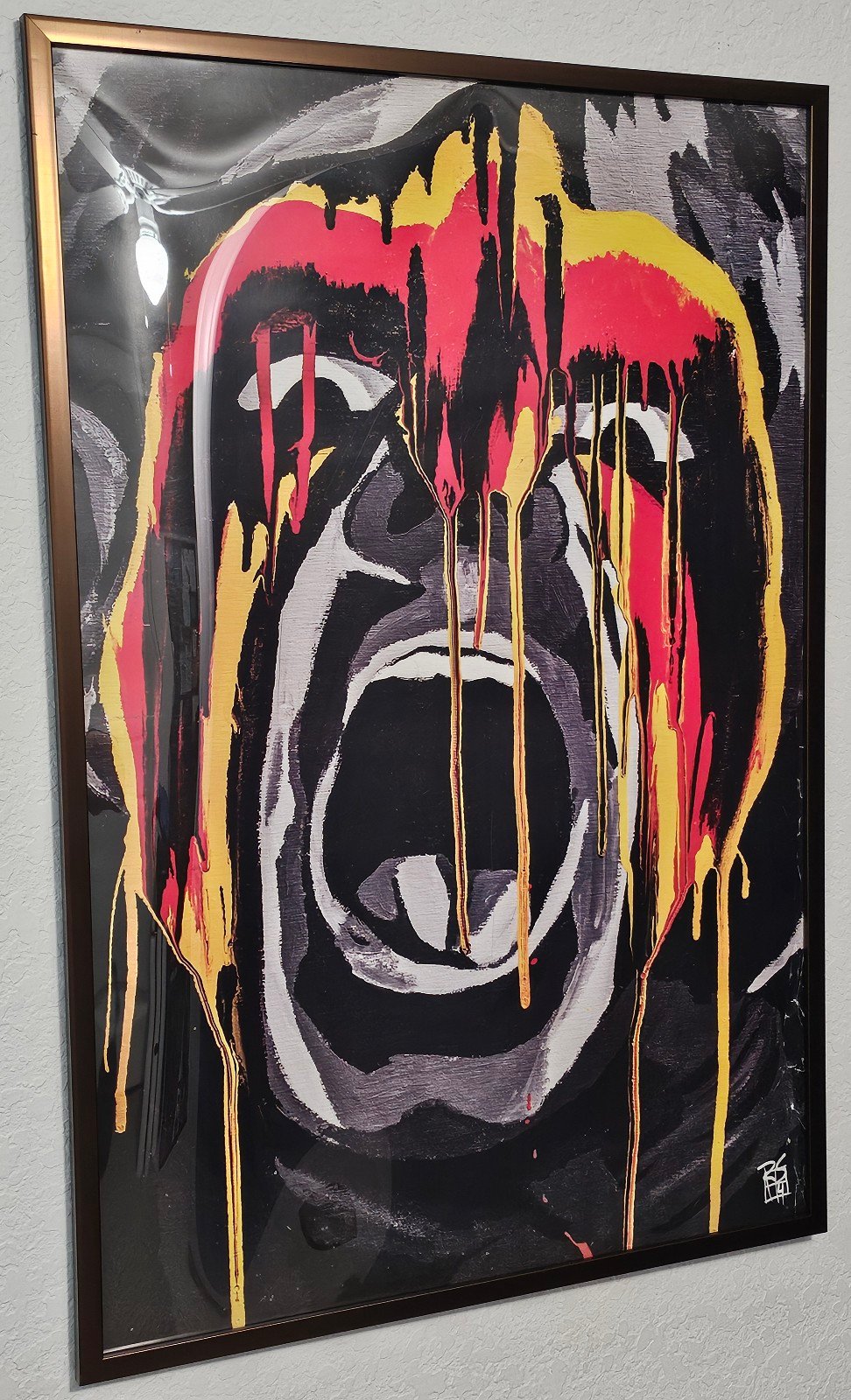 WWE Ultimate Warrior/ Hulk Hogan Rob Schamberger Art Posters RARE