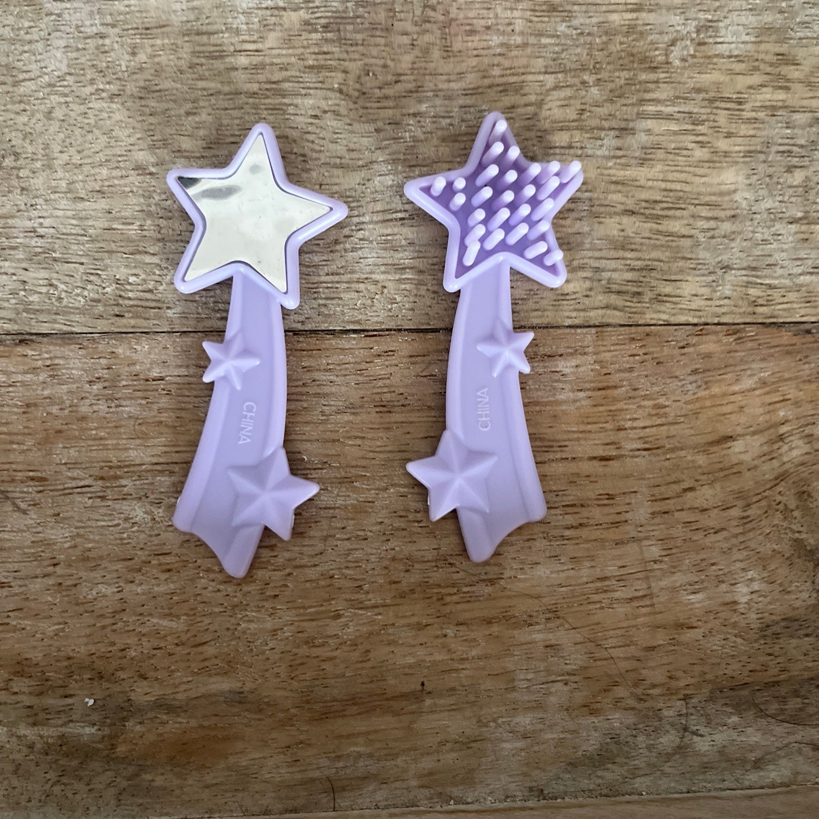 BARBIE DOLL ACCESSORIES MIRROR MAGIC OF PEGASUS BRIETTA PURPLE STAR MIRROR BRUSH