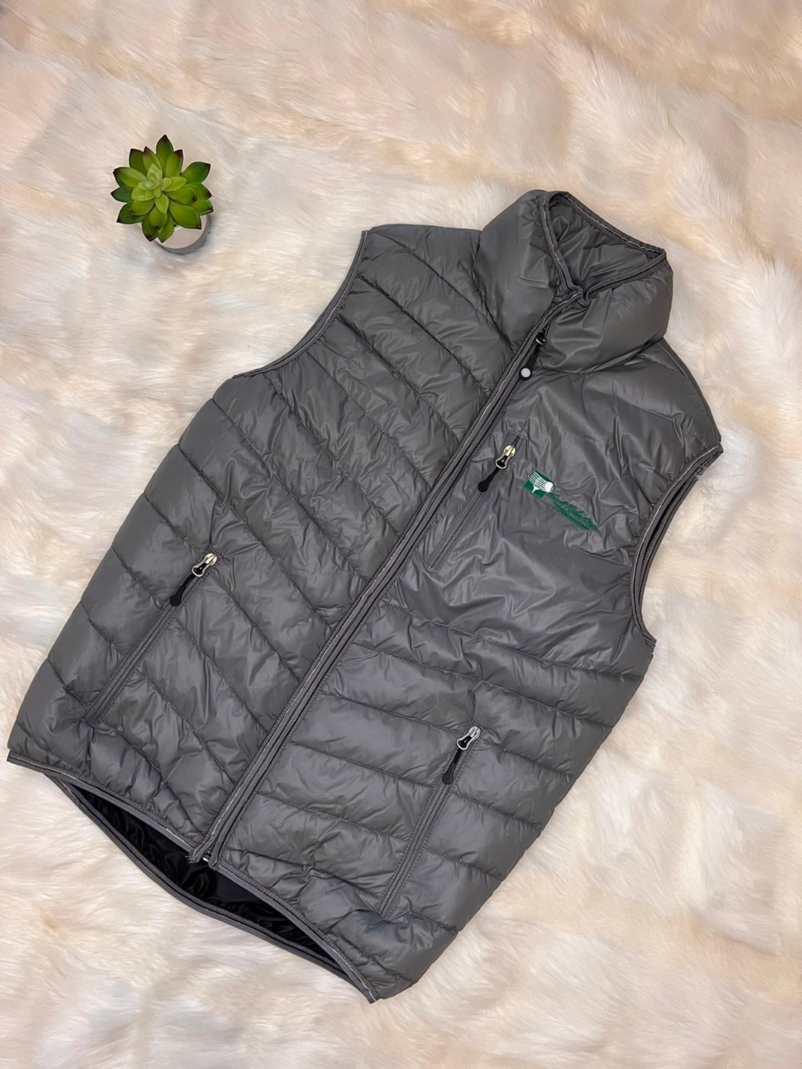 Clique | Men's Grey Silver Puffer Vest Small
