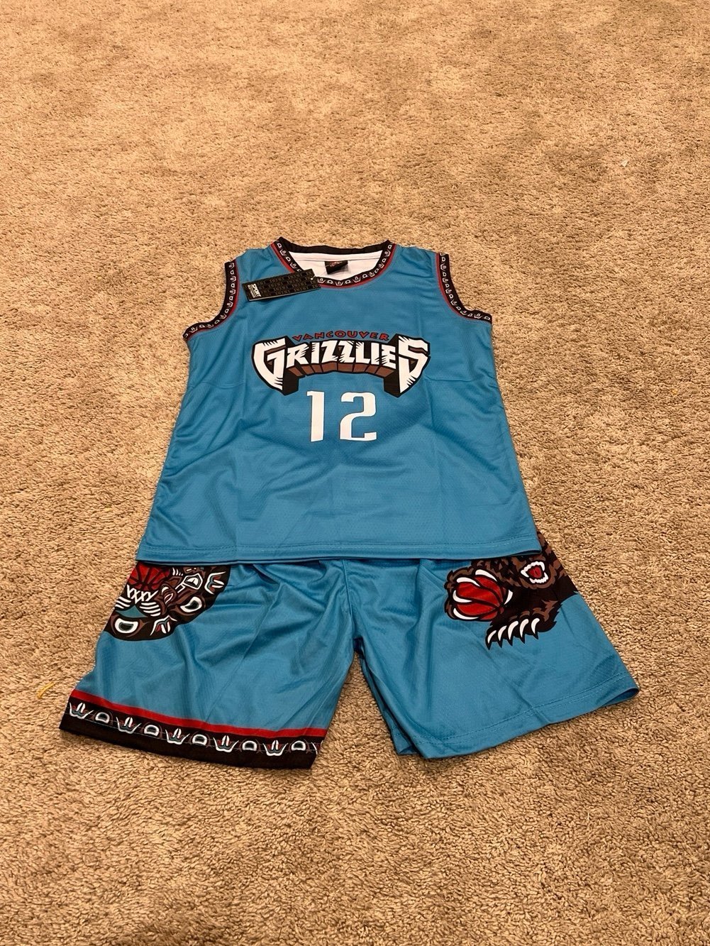 Ja Morant Grizzlies Youth XL Jersey & Shorts