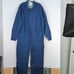 Aramark Steel Grip Men's Blue Denim Workwear Long Sleeve Coveralls Size 58 Tall