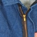 Aramark Steel Grip Men's Blue Denim Workwear Long Sleeve Coveralls Size 58 Tall
