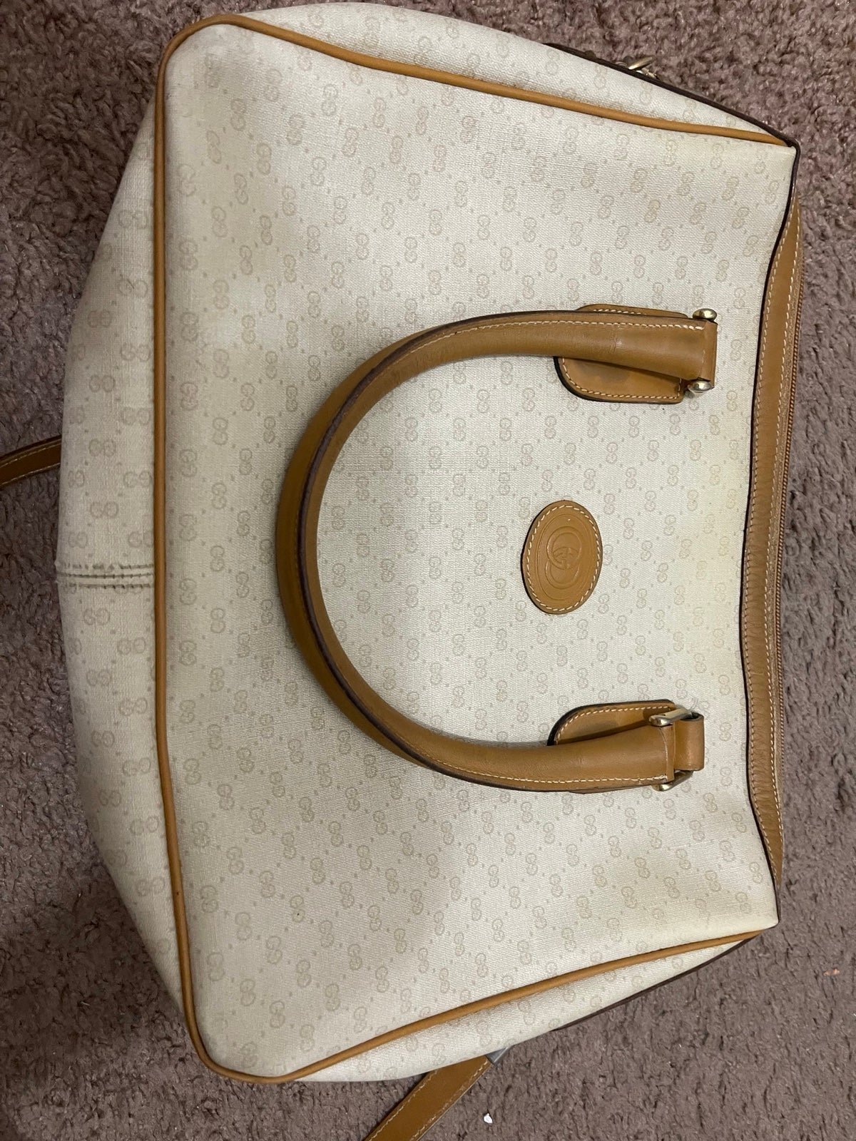 Gucci White Purse