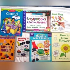 : Lot of 7 Rainy Day vacation summer holiday Children's arts & crafts books