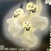 Vintage 90s Halloween String Lights Ghosts Skeletons 10 Blow Mold Light Works