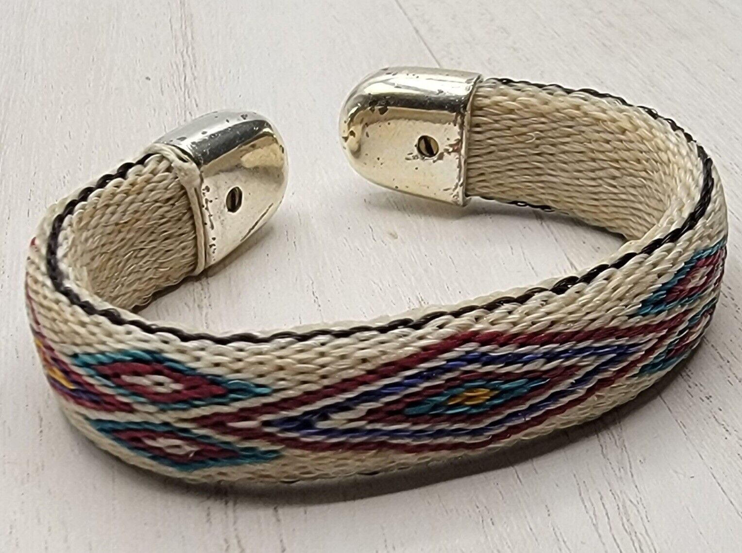 Chamula Woven Cuff Bracelet Southwest NWT 8.5" Adjustable