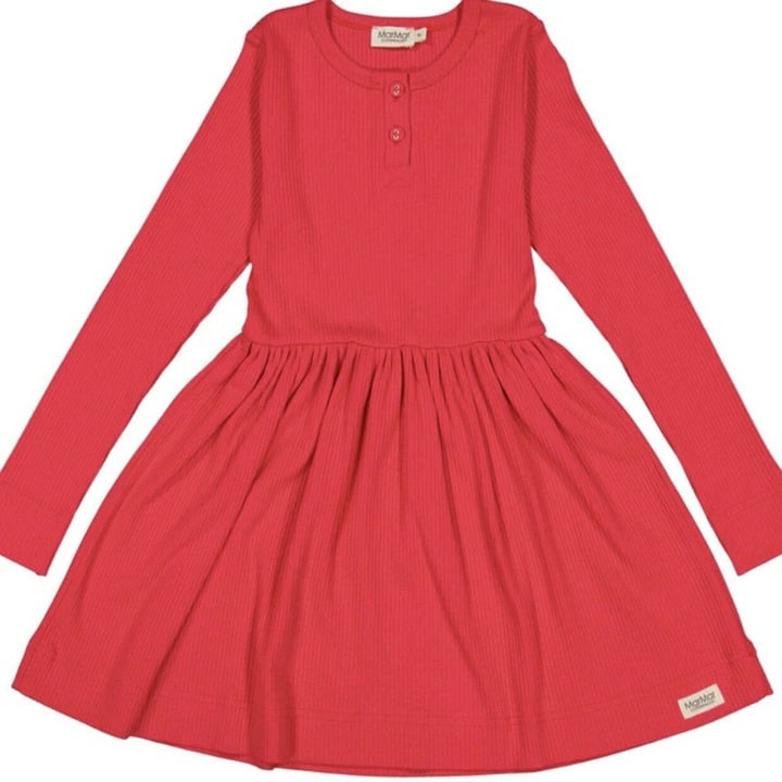 Marmar Copenhagen Red Ribbed Dress