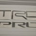 Fit 2022 2023 Toyota Tundra TRD PRO Raised Tailgate Letters Inlay Chrome