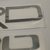 Fit 2022 2023 Toyota Tundra TRD PRO Raised Tailgate Letters Inlay Chrome