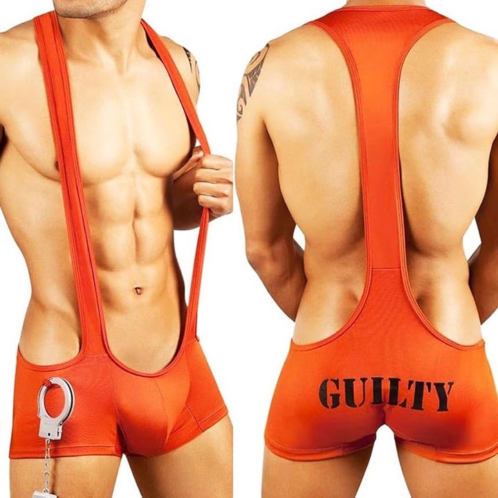 Candyman Guilty Singlet Large Gently worn RARE sold out style 93% polyester