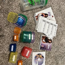 Beachbody 9 Week Control Freak Set NEW, 21 Fix Portion Cups & DVDS, Shaker