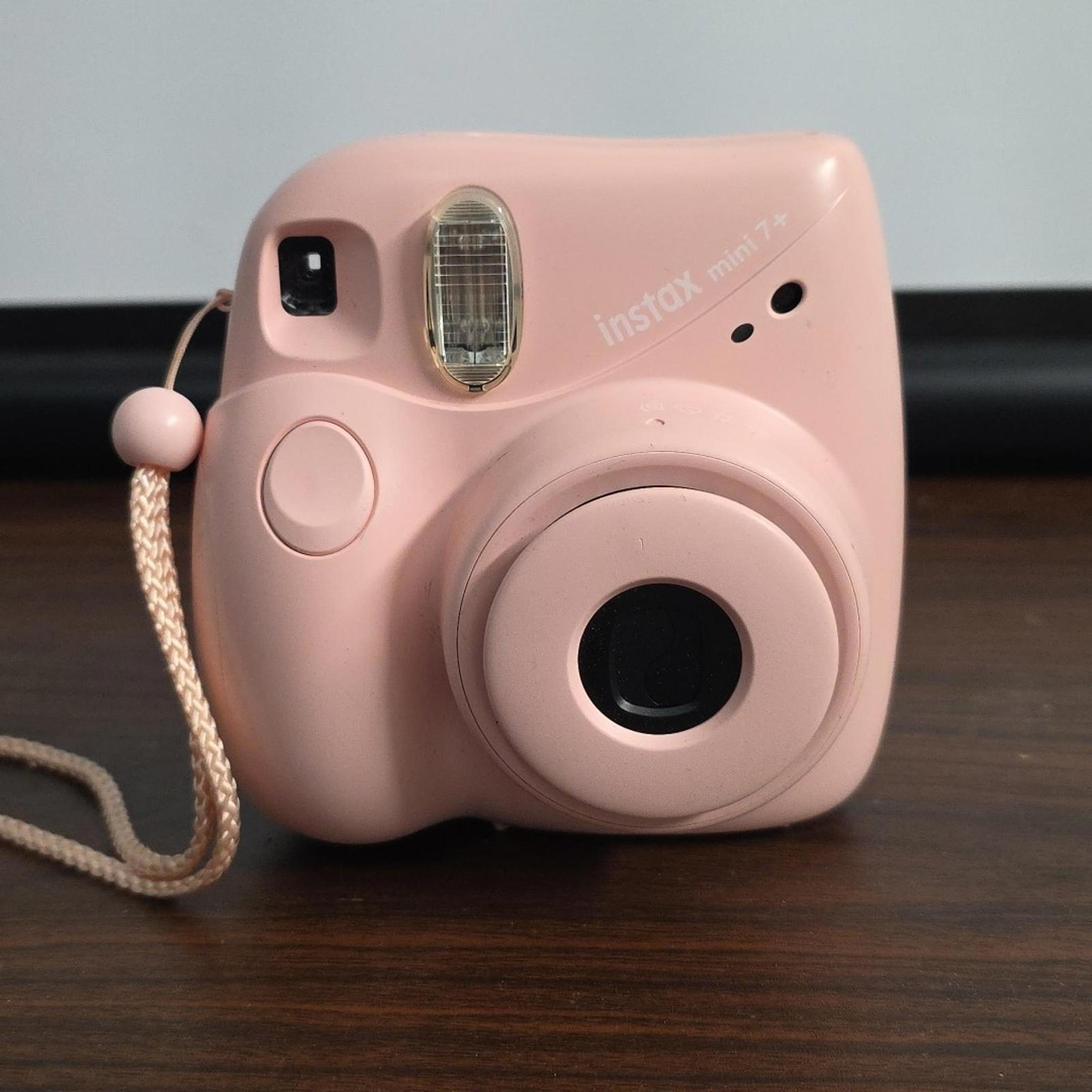 Instax Mini 7S Pink Instant Camera Nice! FILM TESTED! Works A - Fujifilm
