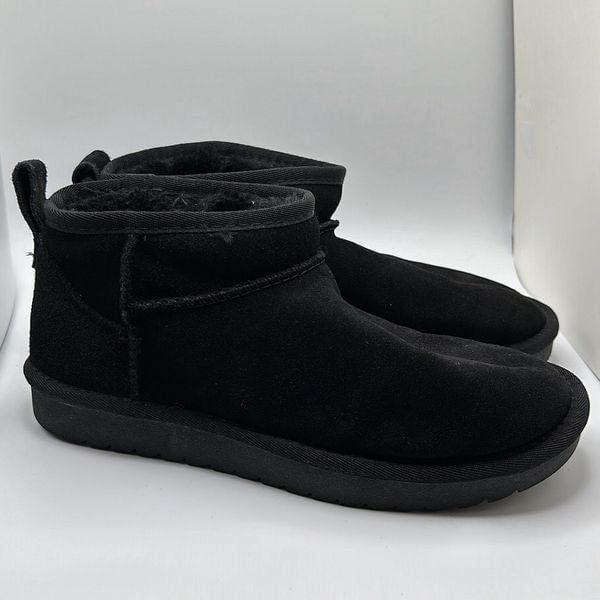CUSHIONAIRE Women's pull on boot 8.5 BLACK