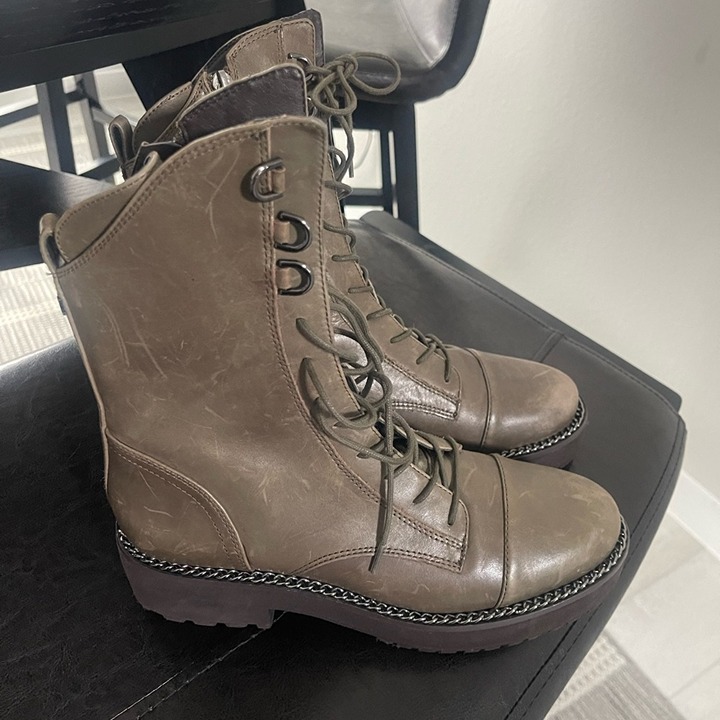 Sam Edelman lenley high top lace up sneakers US 8.5 M