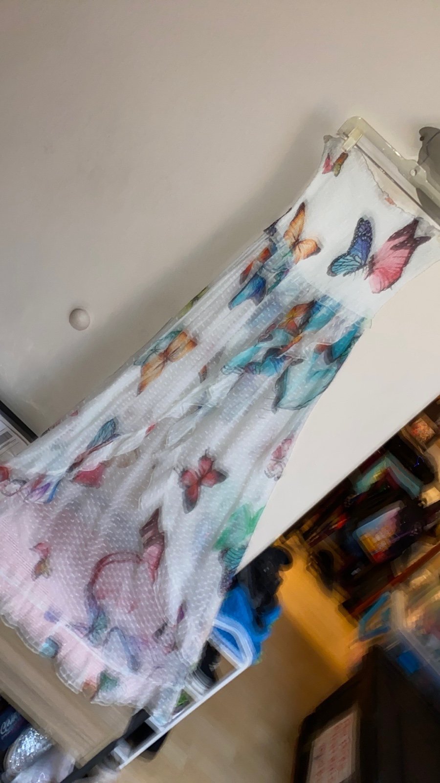 Rococo sand butterfly dress