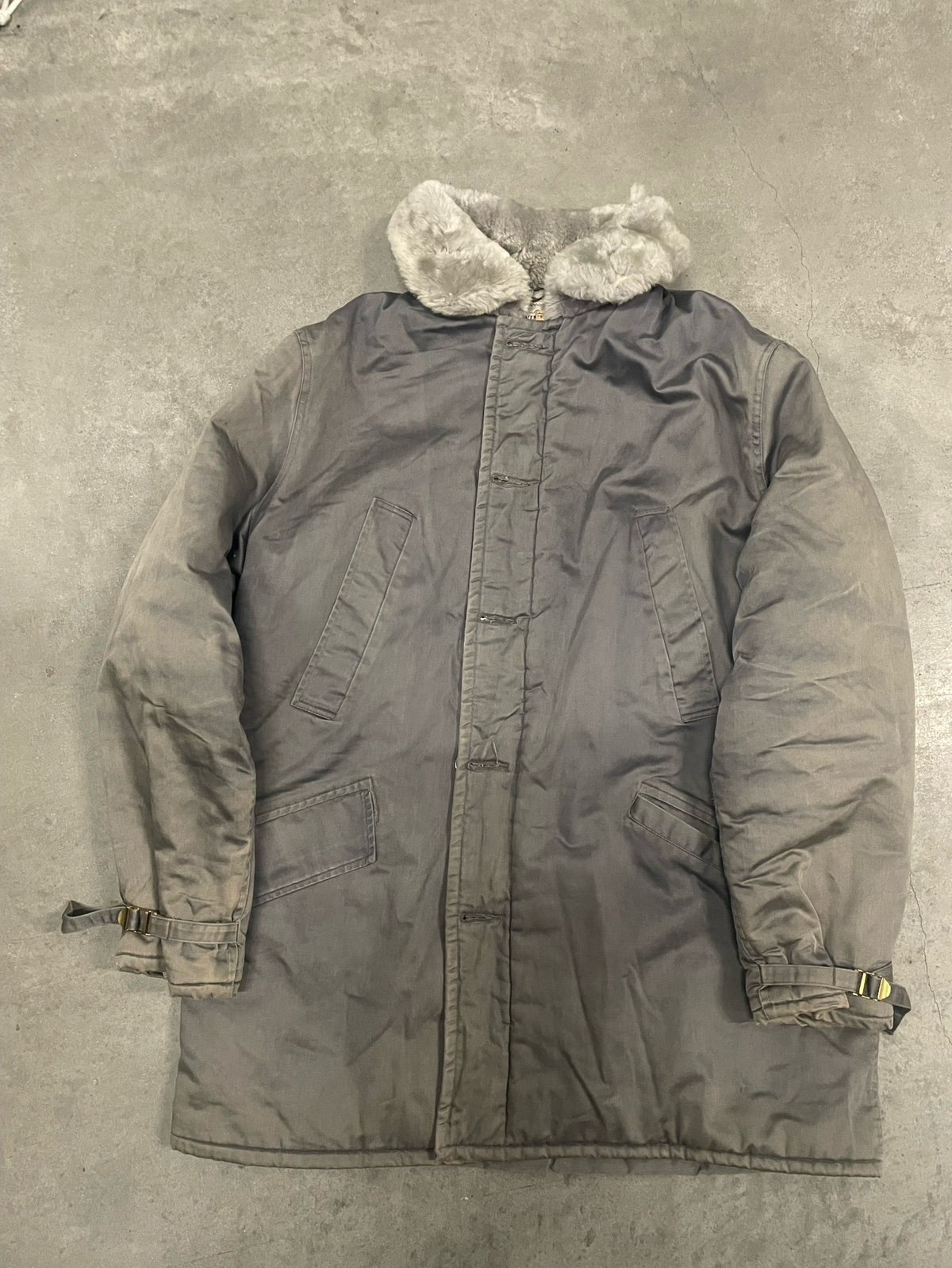Vintage 60s Montgomery Ward Windward Outdoor Clothing Military Jacket L