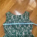 Zara Green Lace Overlay Low Back Tulip Mini Dress Party Wedding Size M