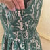 Zara Green Lace Overlay Low Back Tulip Mini Dress Party Wedding Size M