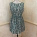 Zara Green Lace Overlay Low Back Tulip Mini Dress Party Wedding Size M