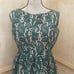 Zara Green Lace Overlay Low Back Tulip Mini Dress Party Wedding Size M