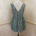 Zara Green Lace Overlay Low Back Tulip Mini Dress Party Wedding Size M