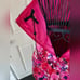 NWT BCBGMAXAZRIA Hot Floral Pink Bubble Corset Dress Women Size 10