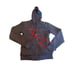 Indy Car Series Brickyard Authentics Zip-Up Hoodie Black XL Cotton/Polyester