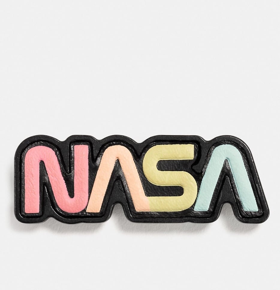 Coach 1941 X NASA Space Pin in Multi Color Glovetanned Leather NWT 10638