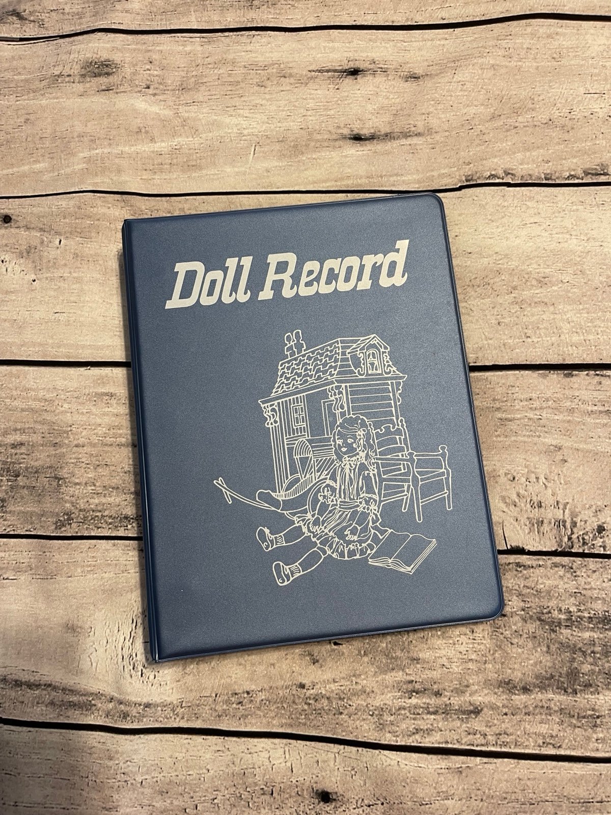 Vintage 1983 Doll Record Binder by Rosamond Studio