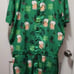 ST. PATRICK'S DAY SHAMROCK BEER MALE GREEN ROMPER MEN'S SIZE XXL POCKETS