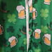 ST. PATRICK'S DAY SHAMROCK BEER MALE GREEN ROMPER MEN'S SIZE XXL POCKETS