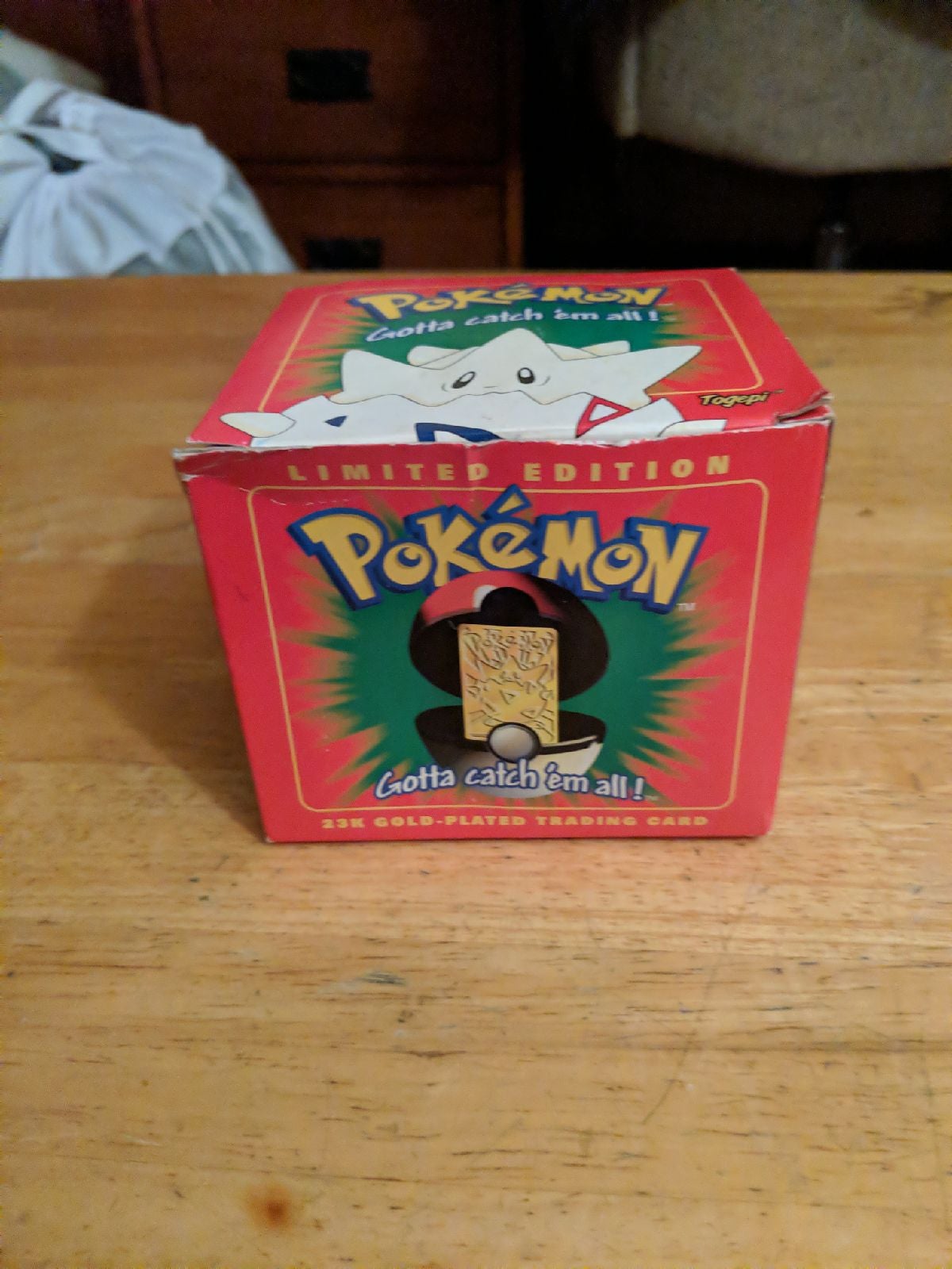 Pokémon 23k Gold plated card: Togepi