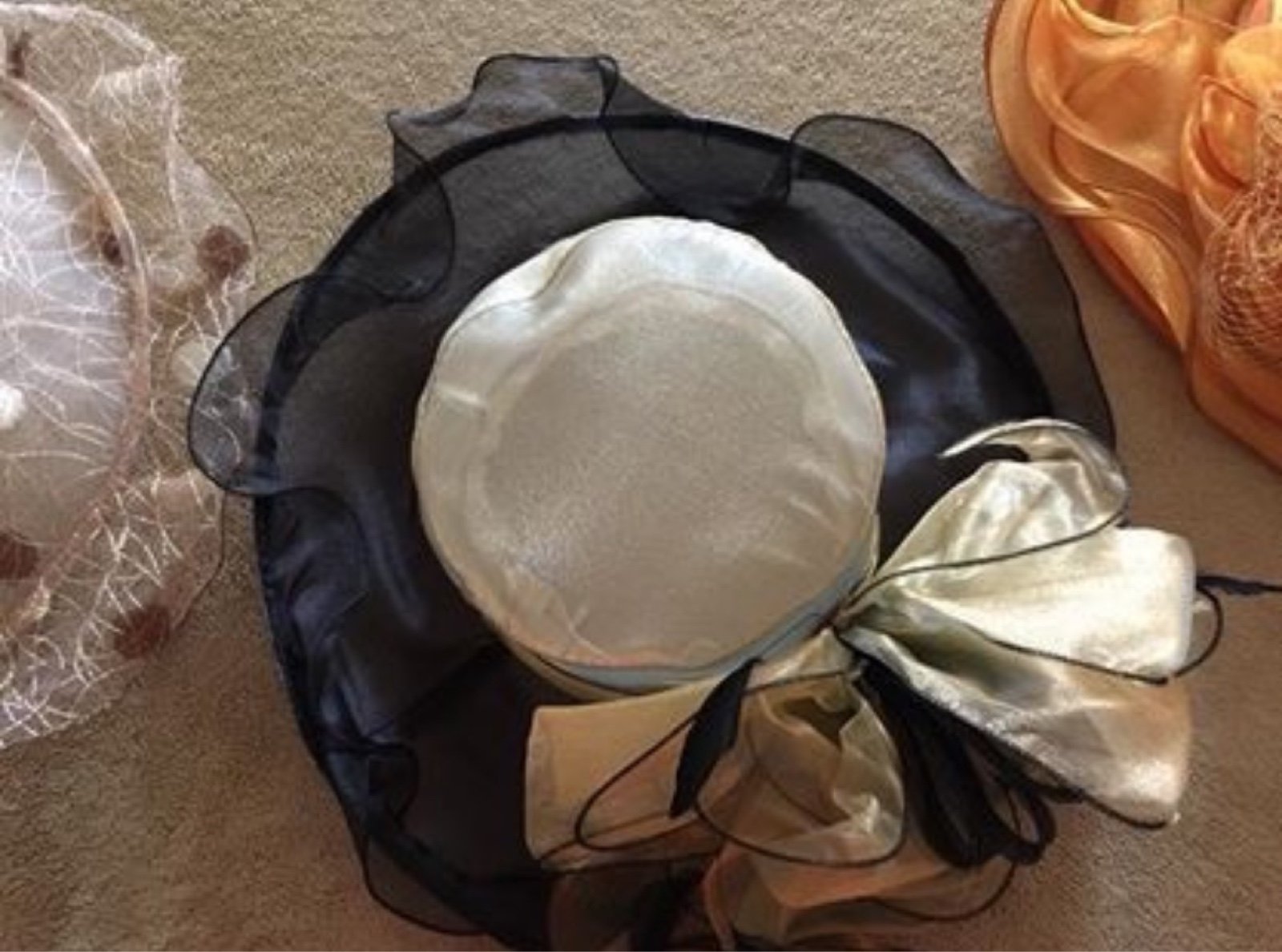 3 Beautidul Tea Party lady Hats