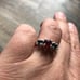 Ruby and sapphire ring
