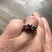 Ruby and sapphire ring