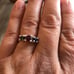 Ruby and sapphire ring